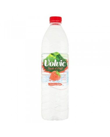 VOLVIC TOUCH OF FRUIT STRAWBERRY 6X1.5LITRE BOTTLES