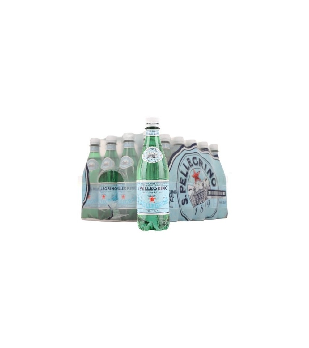 S. Pellegrino Sparkling Mineral Water PET 50 cl (Pack of 24)