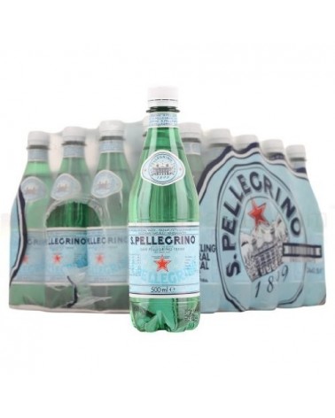 S. Pellegrino Sparkling Mineral Water PET 50 cl (Pack of 24)
