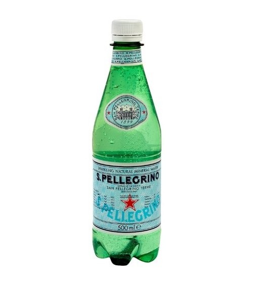 S. Pellegrino Sparkling Mineral Water PET 50 cl (Pack of 24)