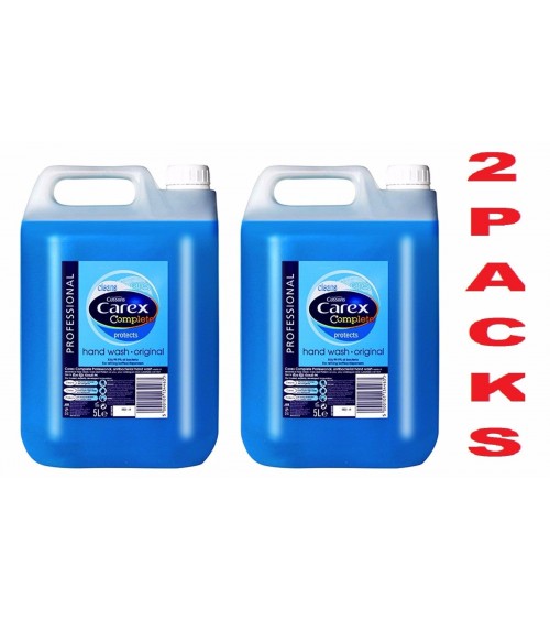 Carex Refill Handwash Professional Original 5 Litre x 2 (Pack) Antibacterial Hand Wash for Home, Office, Warehouses 