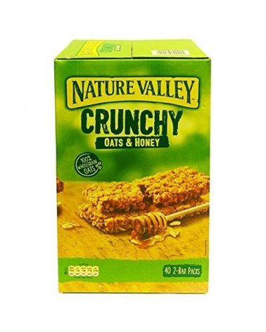 Nature Valley Crunchy Granola Bars Oats 'n' Honey 40 Pack 2 Bars Per Pack