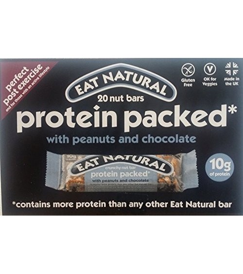 Eat Natural Protein Packed Bar 45g x 20 Large Pack New & Boxed