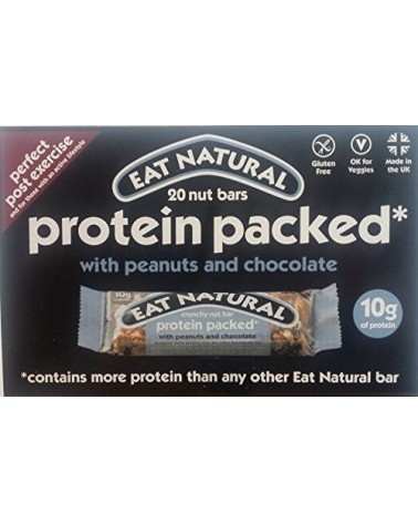 Eat Natural Protein Packed Bar 45g x 20 Large Pack New & Boxed