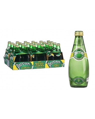 Perrier Sparkling Natural Mineral Water 330ML Pack of 24