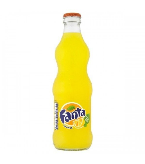 Fanta Orange Glass Bottle 330ml 24 pack 