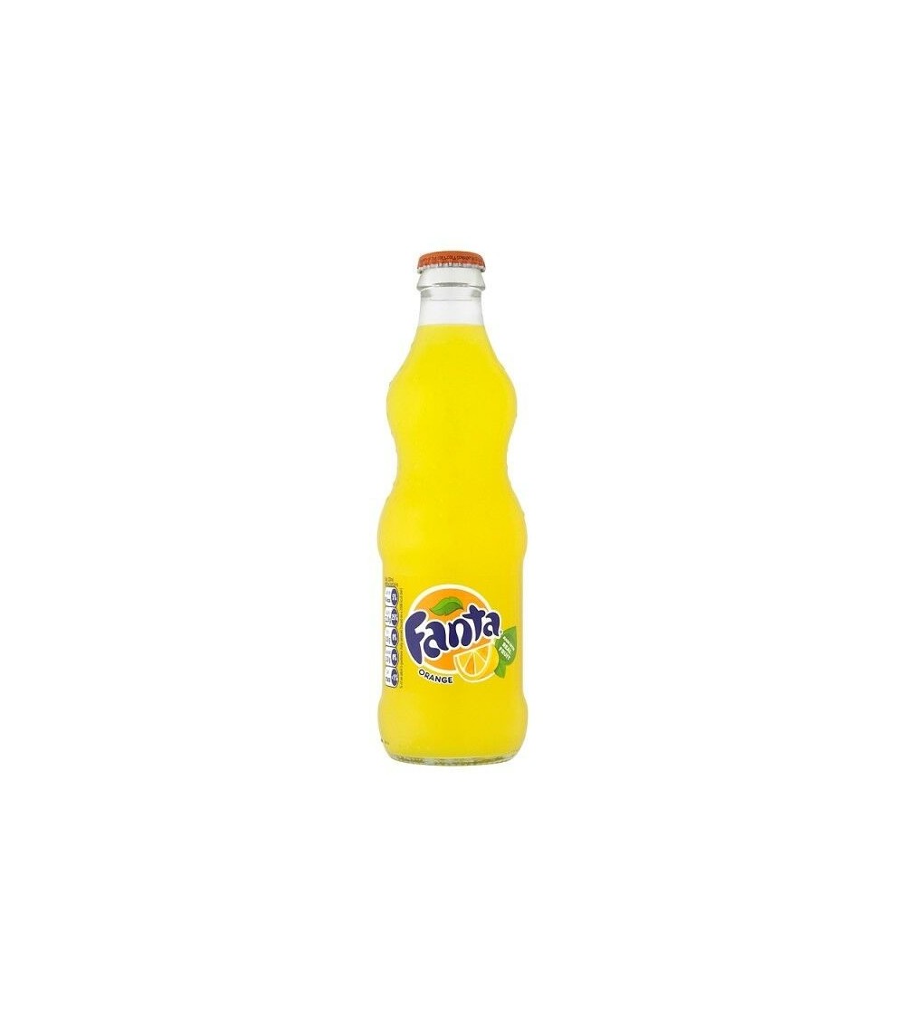 Fanta Orange Glass Bottle 330ml 24 pack 