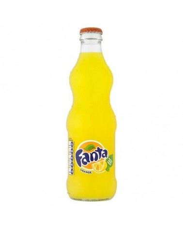 Fanta Orange Glass Bottle 330ml 24 pack 