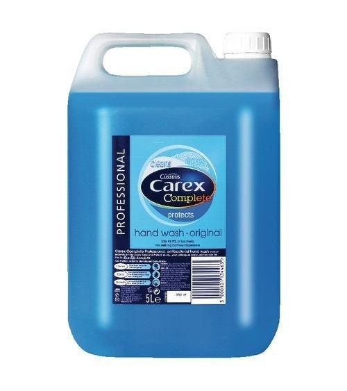 Carex Refill Handwash Professional Original 5 Litre Antibacterial Hand Wash for Home, Office, Warehouses 