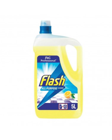 Flash All Purpose Cleaner for Washable Surfaces 5 Litres Lemon