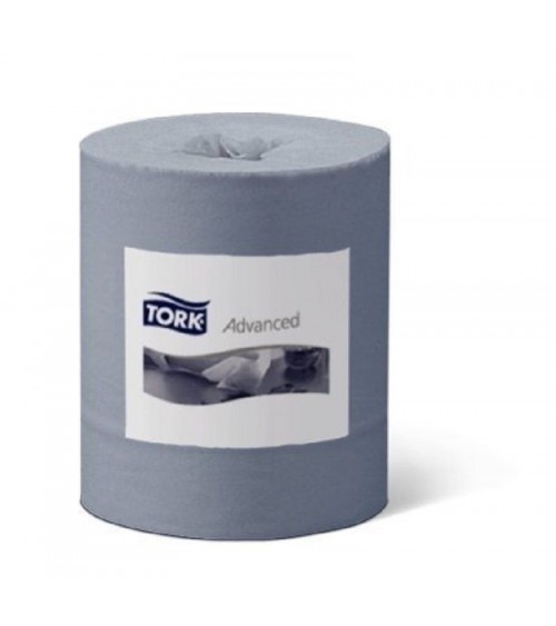 Tork Advanced Wiper Centrefeed Blue Commercial high quality 6 Rolls