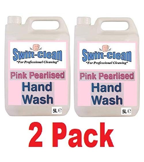 Swift Clean® Pink Perfumed Pearlised Hand Wash Soap Bulk 5 Litre pack of 2