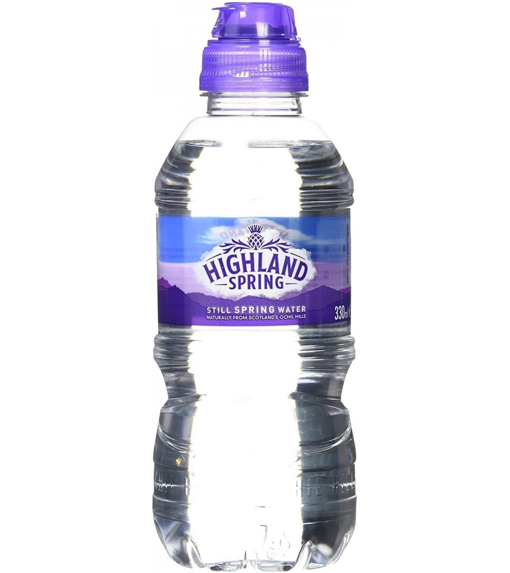 Highland Spring Still Sports Cap Water 330mlx24