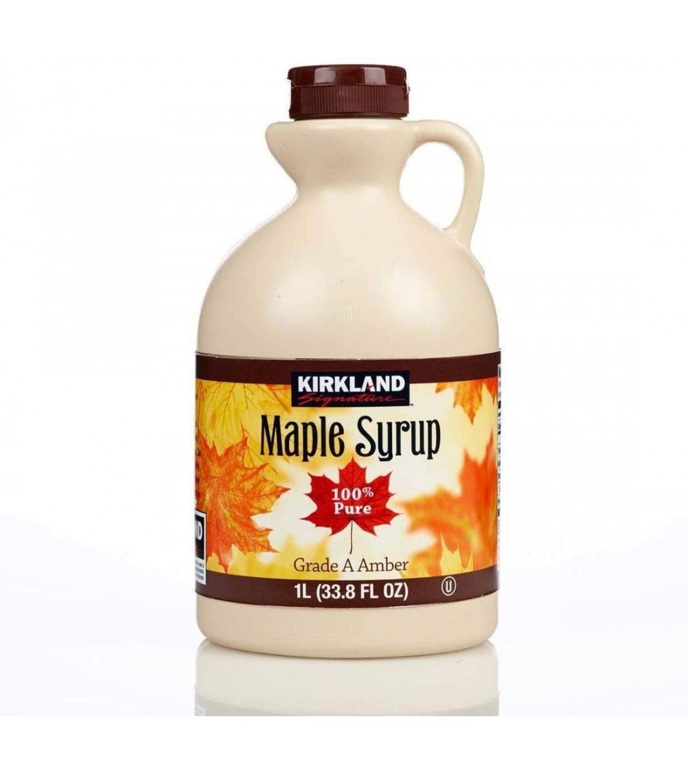 Kirkland Maple Syrup, 100 Pure and Natural 1L Authentic Canadian