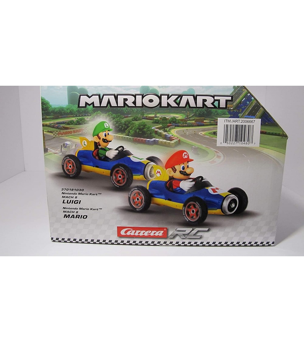 Voiture radiocommandée Mario Kart Mach 8 - CARRERA-TOYS - Mario